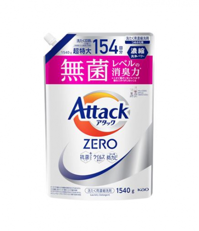 花王 アタックZERO（ゼロ）つめかえ用 1540g